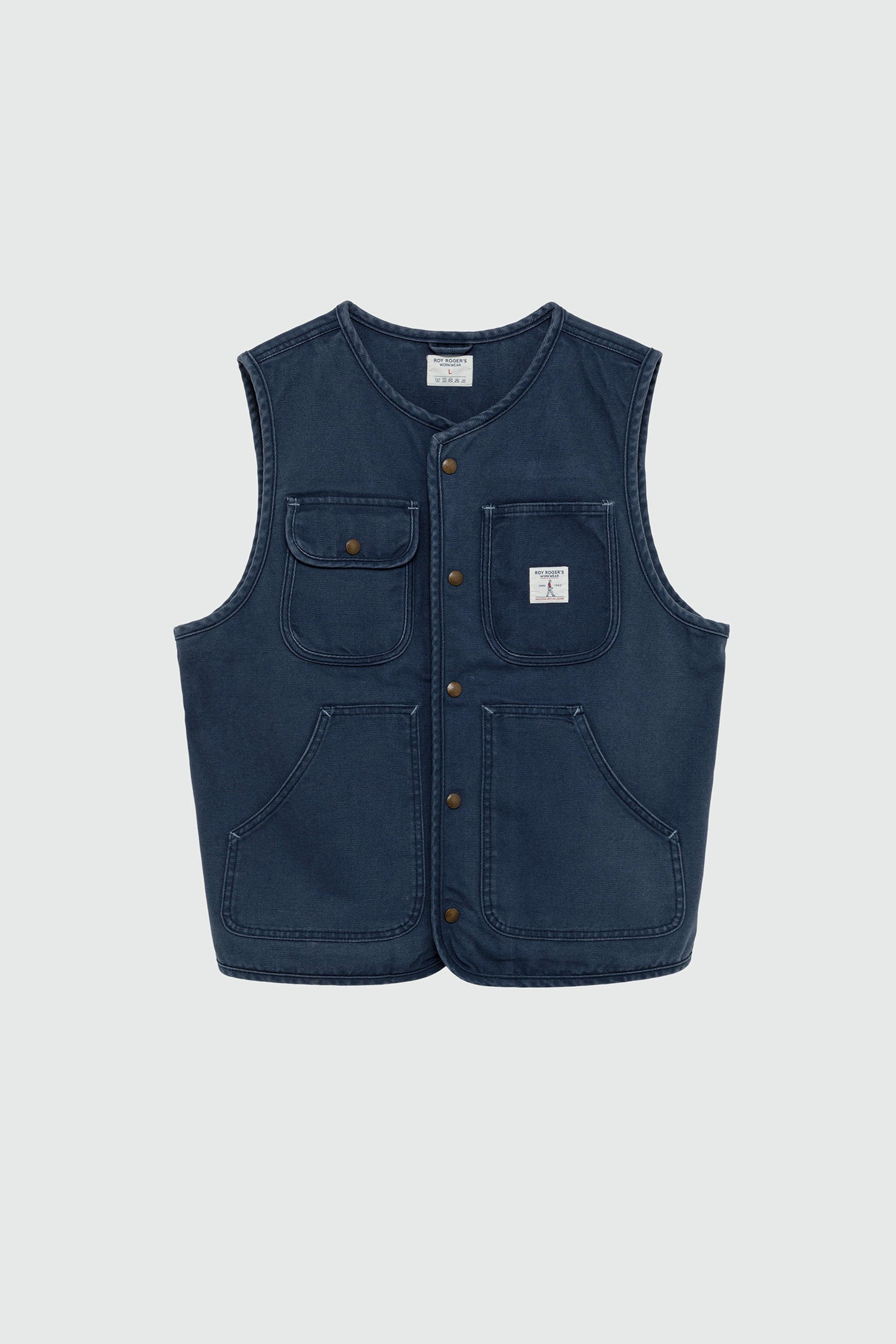 ROY ROGER'S Giubbotto smanicato gilet in canvas