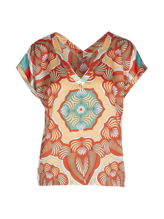 ANONYME Blusa over scollo V