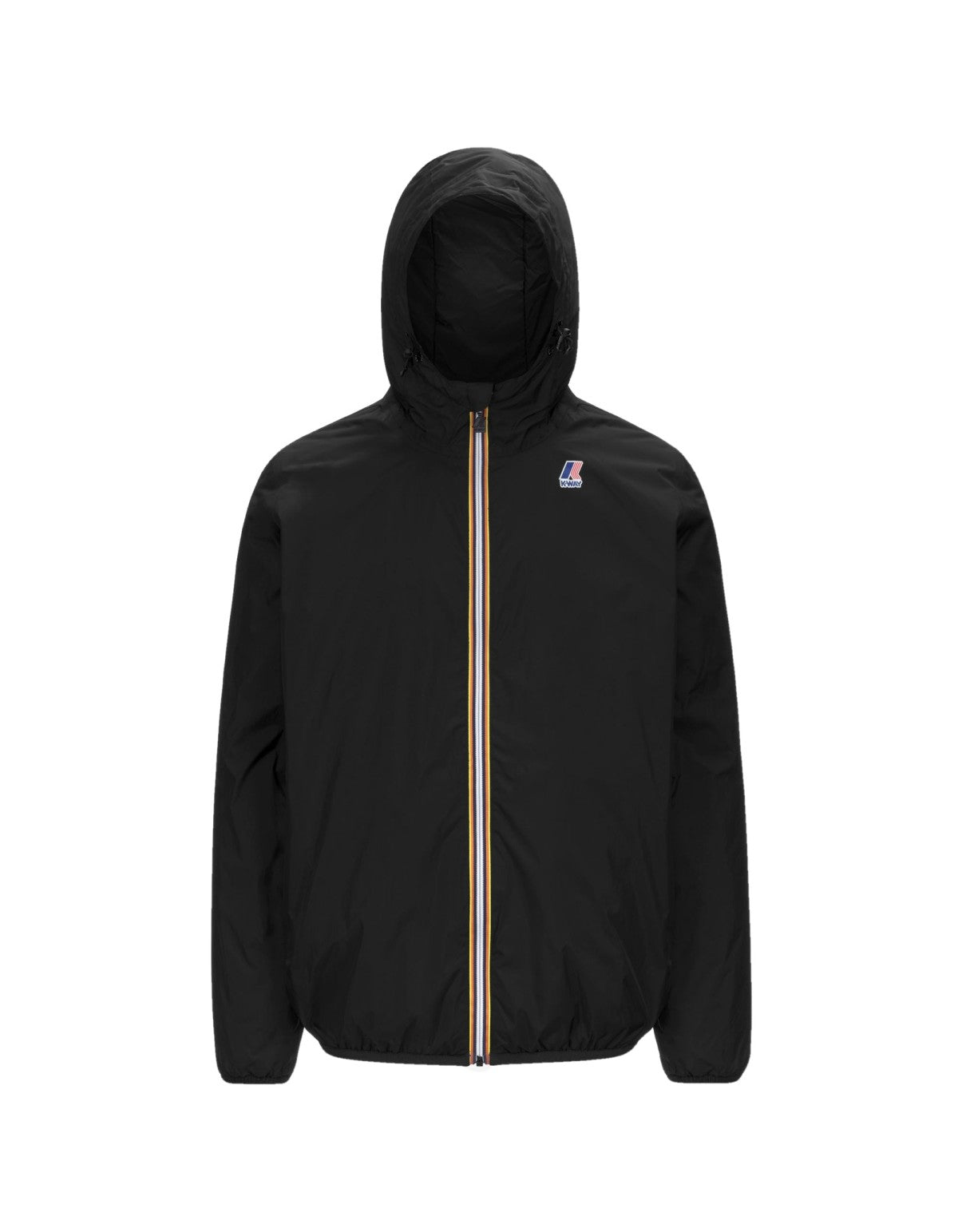 K-WAY Giubbotto unisex corto mezzo peso impermeabile con cappuccio LE VRAI 4.0 CLAUDE WARM