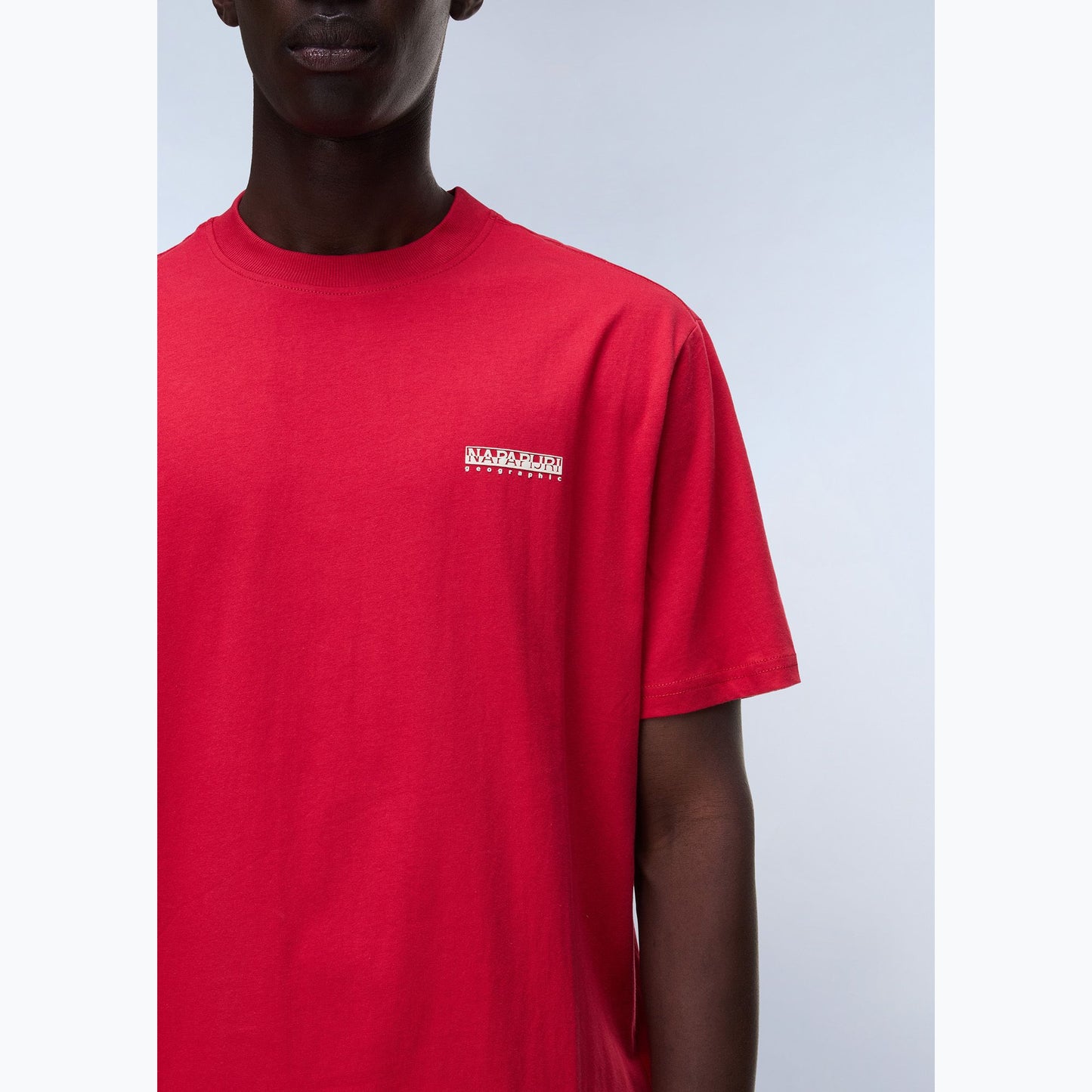 NAPAPIJRI T-Shirt girocollo con logo S-SMALL BOX SS