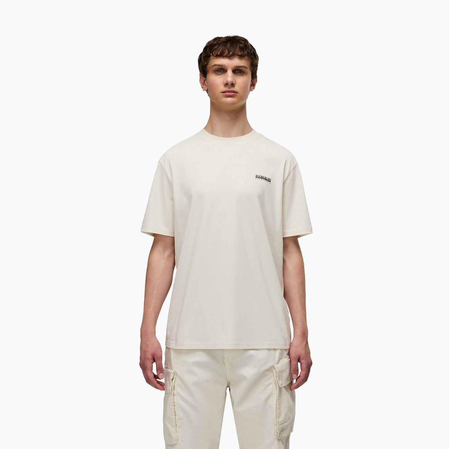NAPAPIJRI T-Shirt girocollo con logo S-SMALL BOX SS