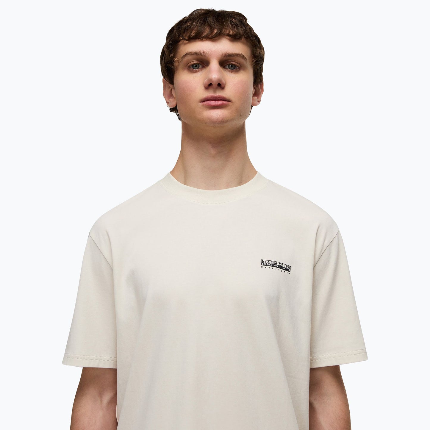 NAPAPIJRI T-Shirt girocollo con logo S-SMALL BOX SS