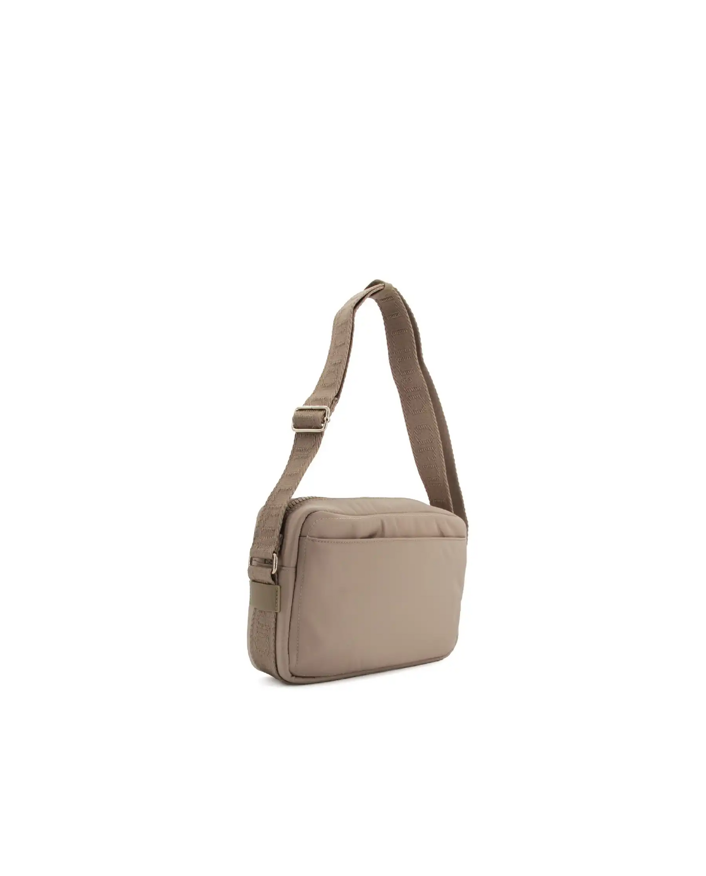 LIU JO Borsa a tracolla in nylon con logo metallico TF5083
