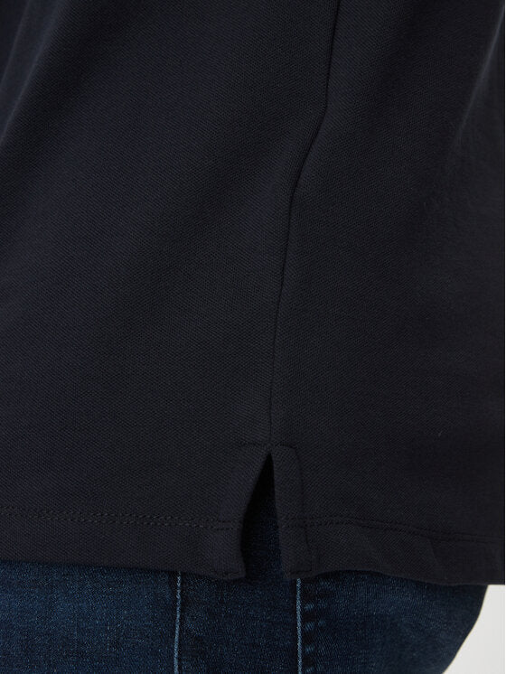 LIU JO Polo t-shirt con colletto cubano beige e blu