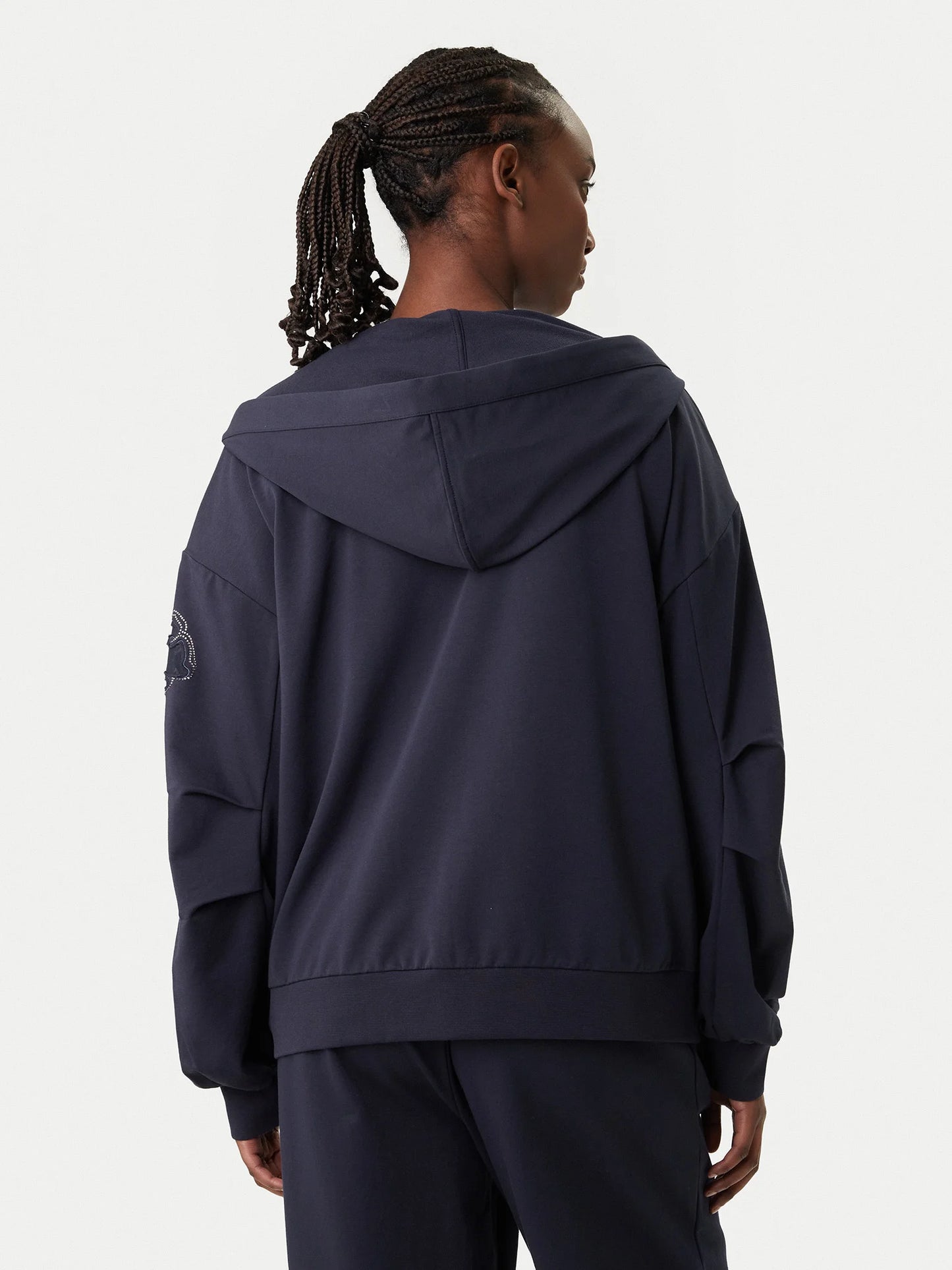 LIU JO Felpa in jersey con ricamo sulle maniche