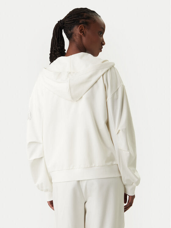 LIU JO Felpa in jersey con ricamo sulle maniche