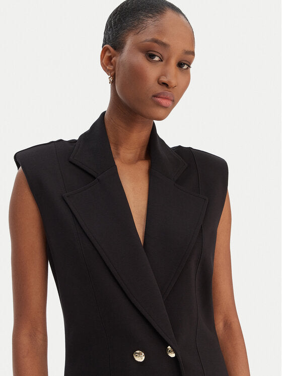 LIU JO Gilet in punto milano doppiopetto