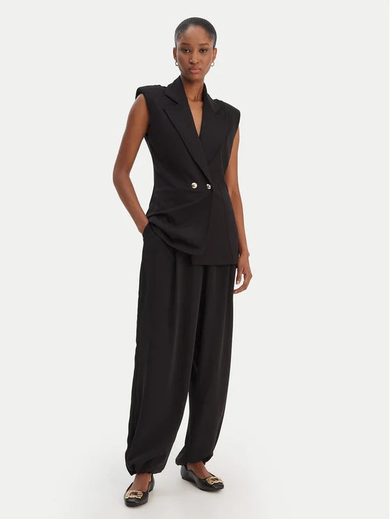 LIU-JO Gilet jersey doppio petto