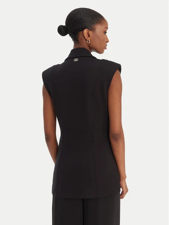 LIU-JO Gilet jersey doppio petto
