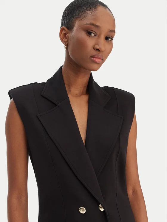 LIU-JO Gilet jersey doppio petto