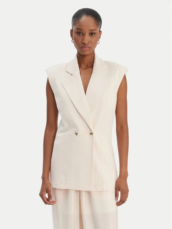 LIU-JO Gilet jersey doppio petto