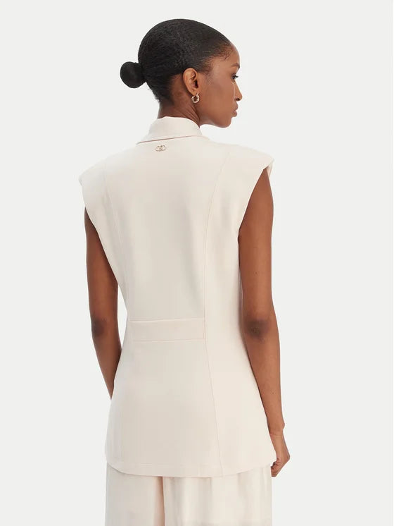 LIU-JO Gilet jersey doppio petto