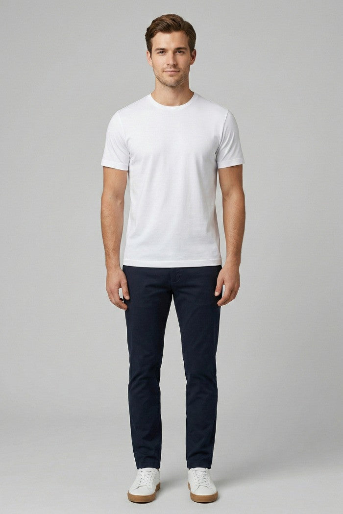 MARKUP T-shirt girocollo uomo basic cotone mercerizzato