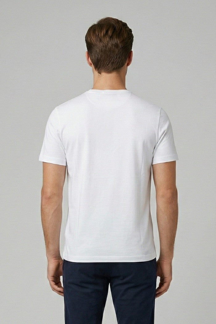 MARKUP T-shirt girocollo uomo basic cotone mercerizzato