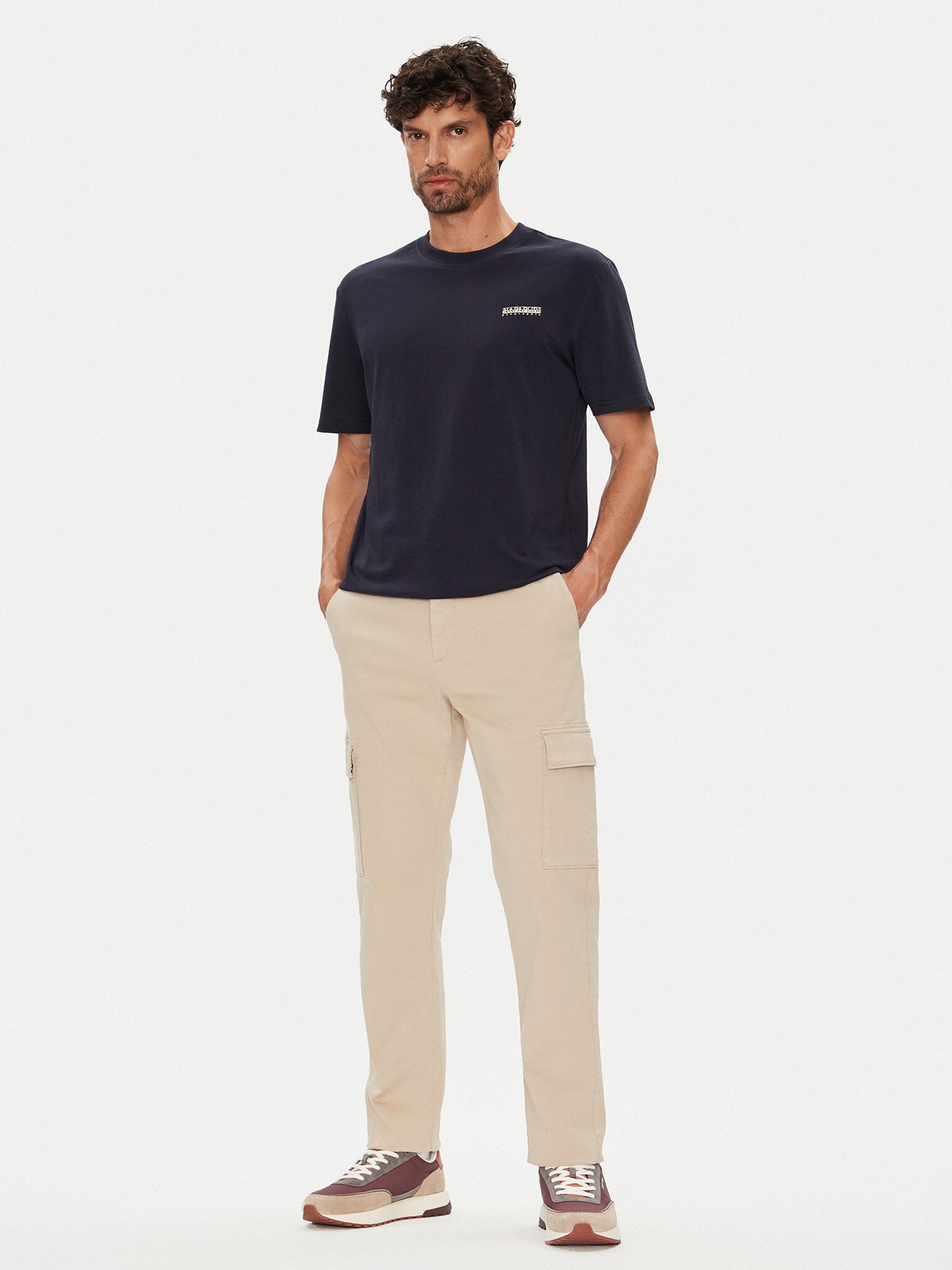 NAPAPIJRI T-Shirt girocollo con logo S-SMALL BOX SS