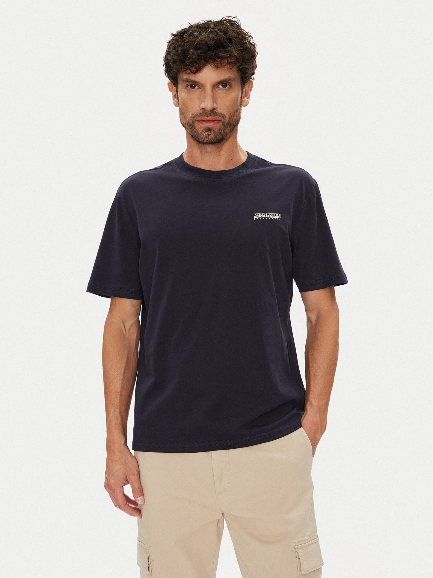 NAPAPIJRI T-Shirt girocollo con logo S-SMALL BOX SS