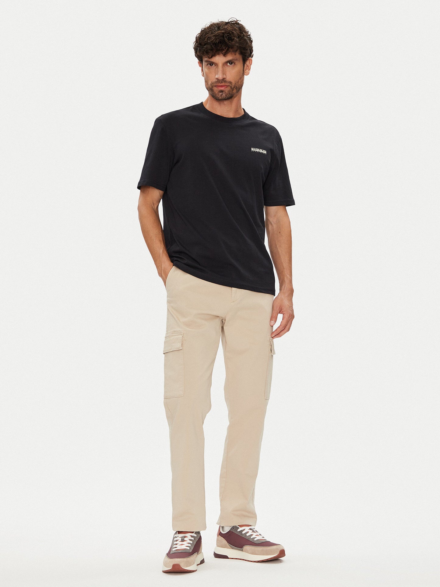 NAPAPIJRI T-Shirt girocollo con logo S-SMALL BOX SS