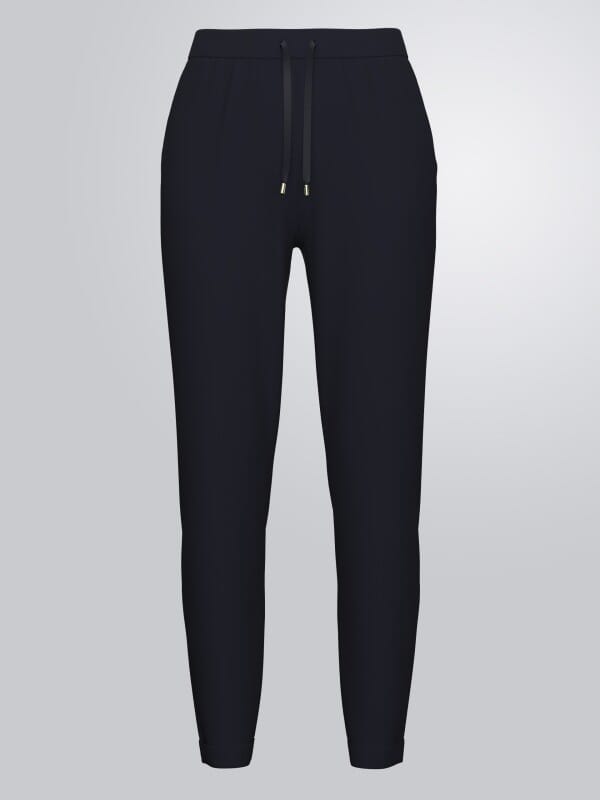 LIU JO Pantaloni in jersey di cotone con coulisse in vita