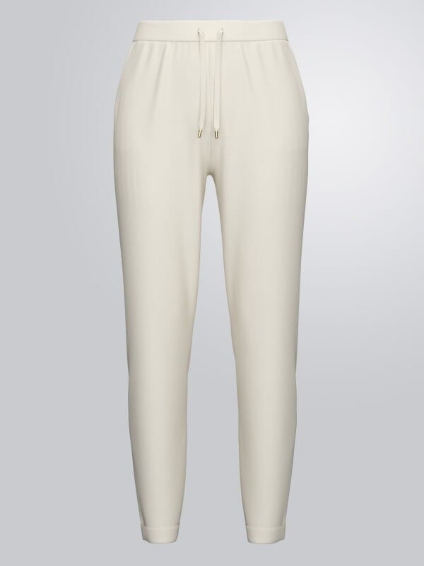 LIU JO Pantaloni in jersey di cotone con coulisse in vita