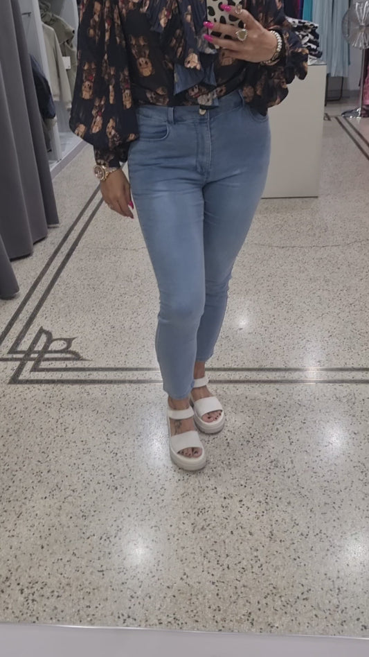 LIU-JO Jeans jeggings lavaggio chiaro
