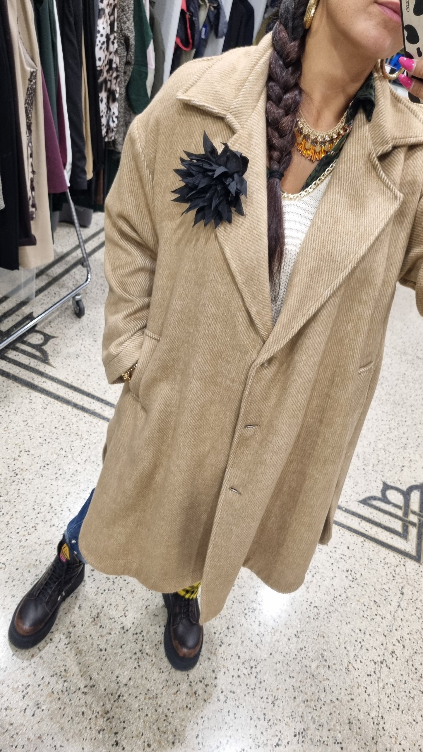 SUSY STAR CAPPOTTO CON SPILLA