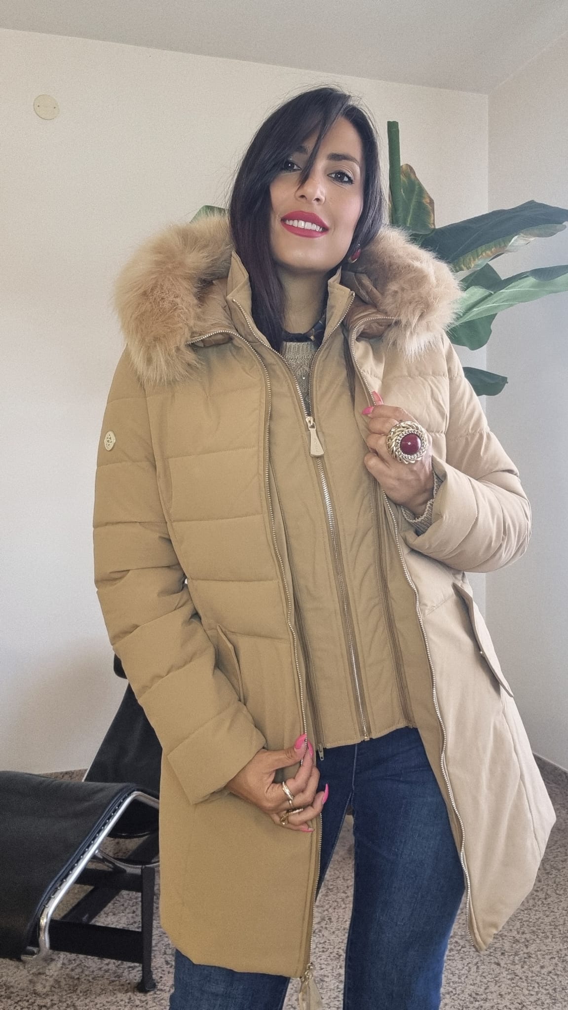 MARKUP Parka con pettorina staccabile