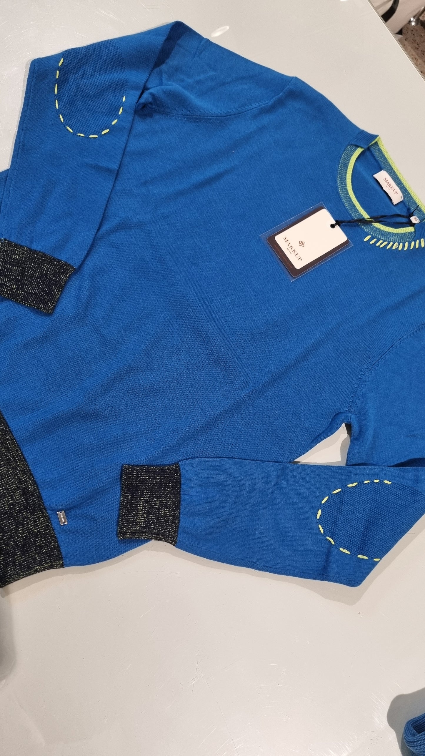 MARKUP Maglioncino in cotone con impunture