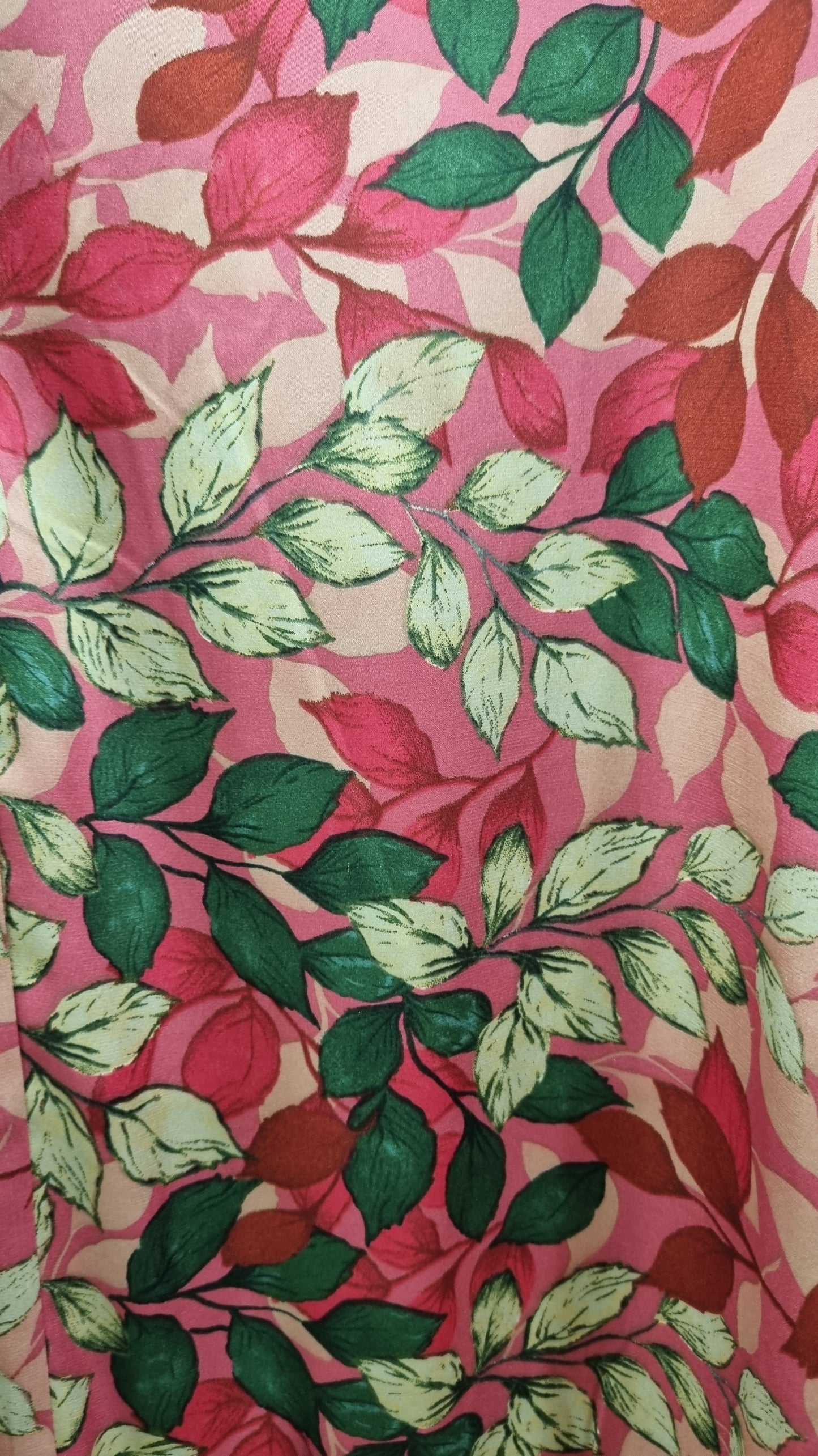 ANONYME Vestito stampa floreale fuxia