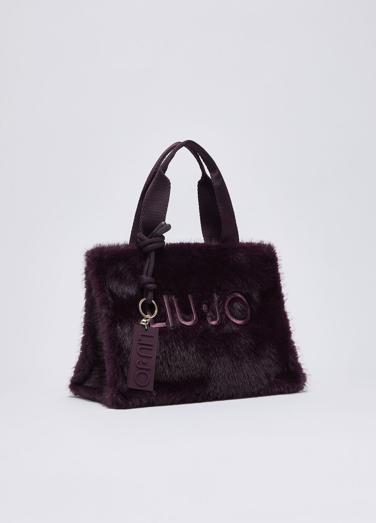LIU JO Borsa tote piccola in pelliccia