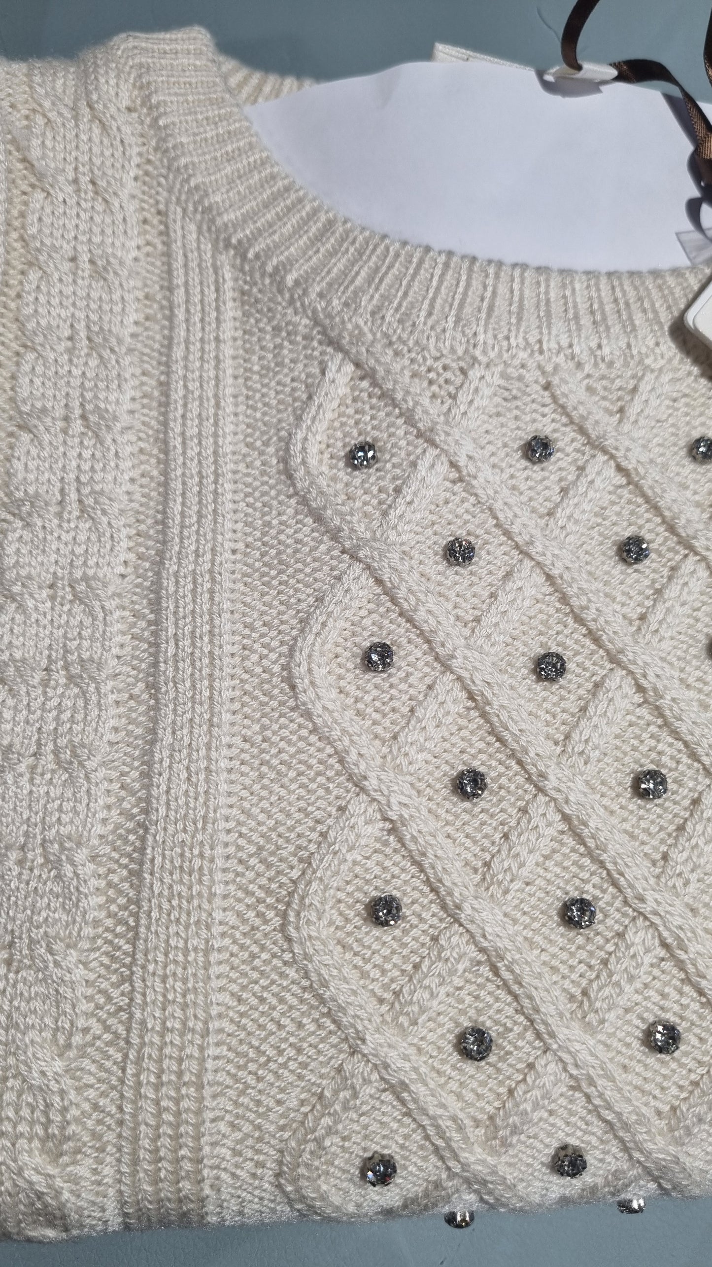 KOCCA Maglia lavorata con punti luce EMILIANA
