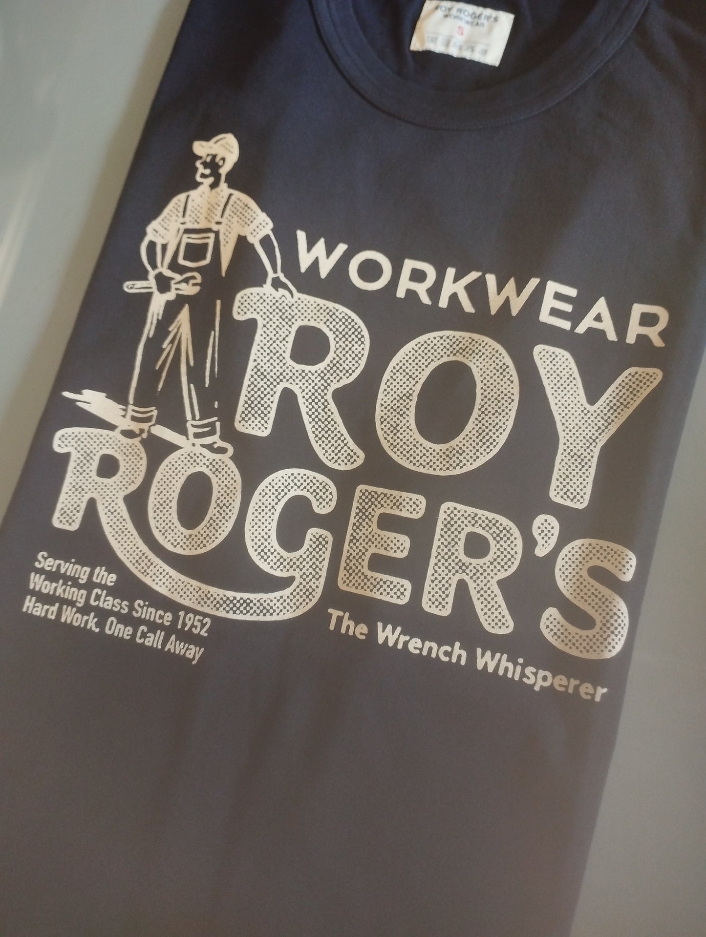 ROY ROGER'S T-Shirt maniche corte girocollo con stampa WORKWEAR