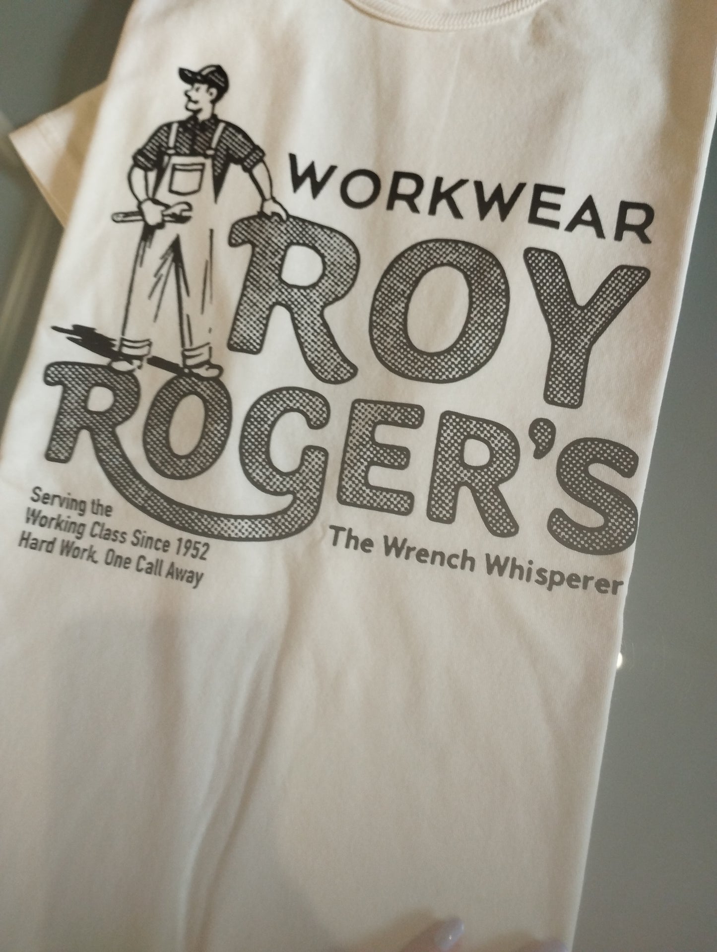 ROY ROGER'S T-Shirt maniche corte girocollo con stampa WORKWEAR