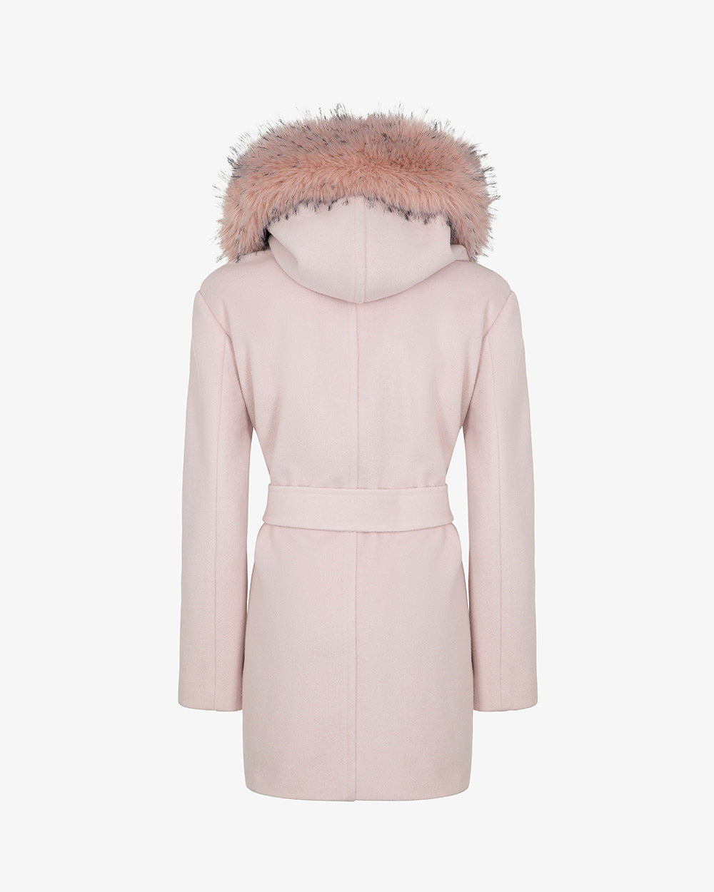 MARKUP Cappotto a vestaglia corto con pelliccia staccabile