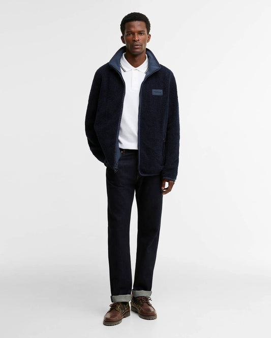 BARBOUR Giubbotto felpa in pile reversibile