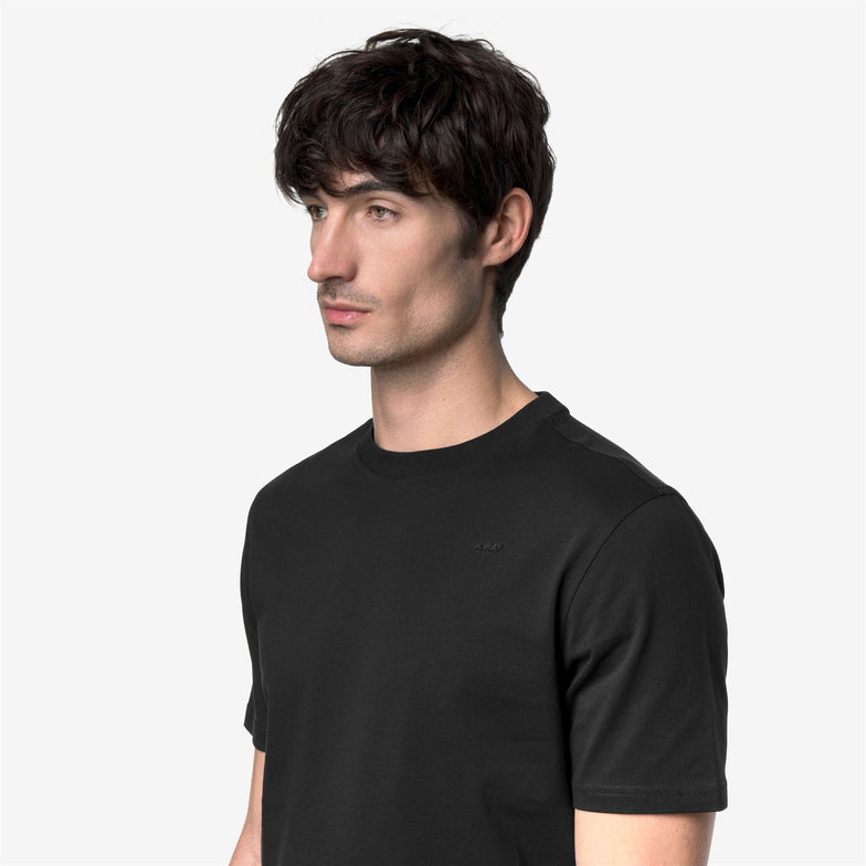 K-WAY T-Shirt girocollo ODOM JERSEY MICROLETTERING