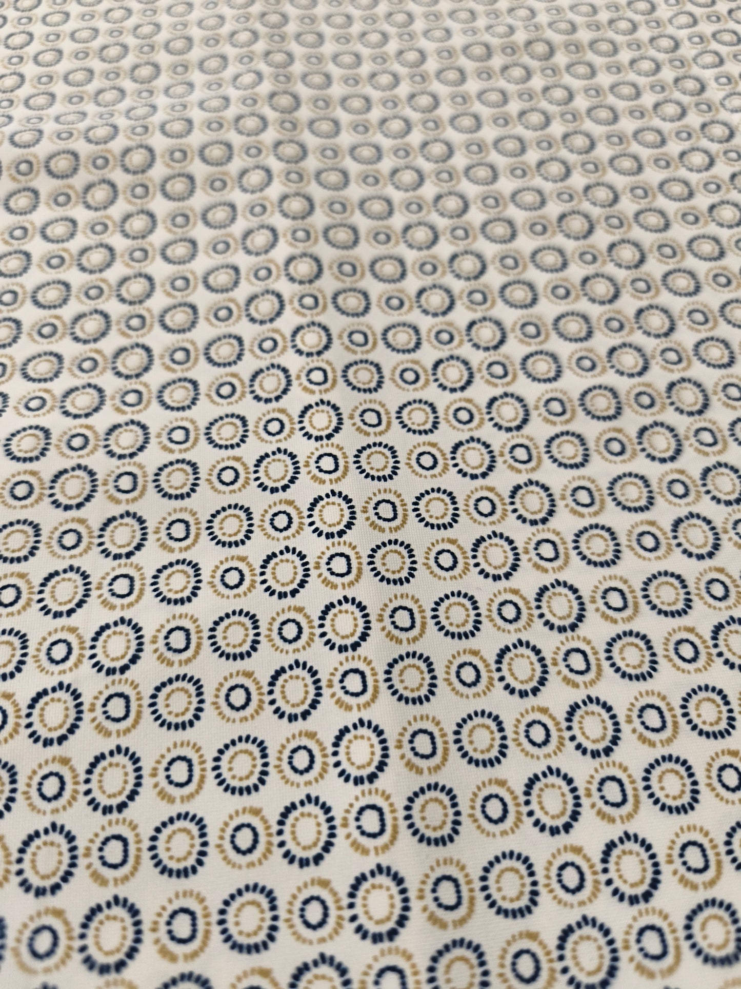 MARKUP Camicia collo italia fantasia geometrica in popeline stretch