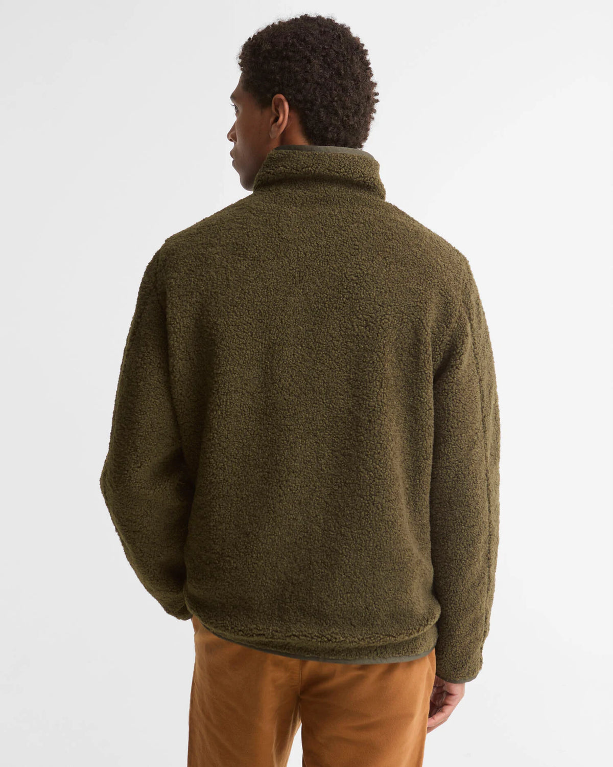BARBOUR Giubbotto felpa in pile reversibile