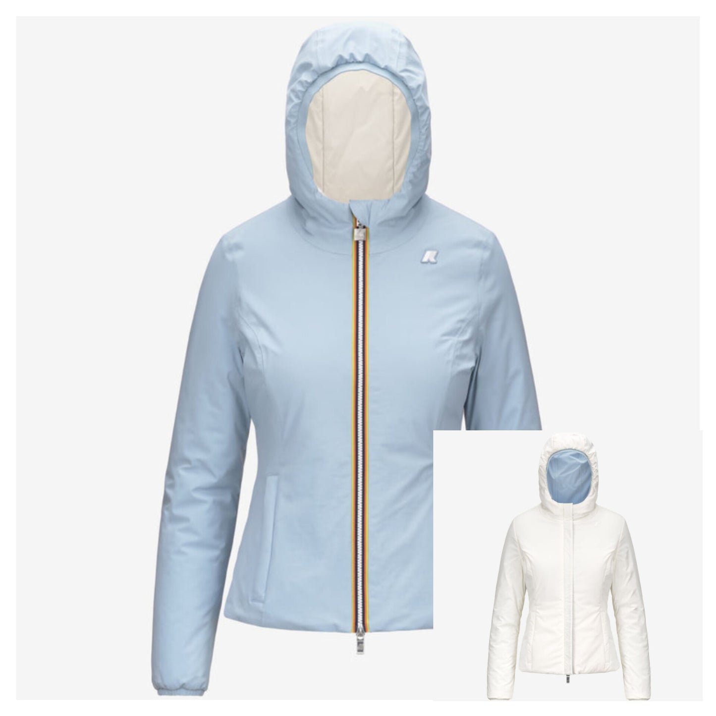 K-WAY Giubbotto donna corto reversibile LILY ST WARM DOUBLE
