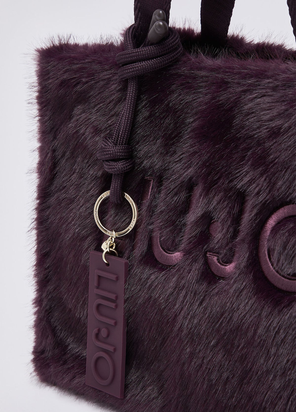 LIU JO Borsa tote piccola in pelliccia