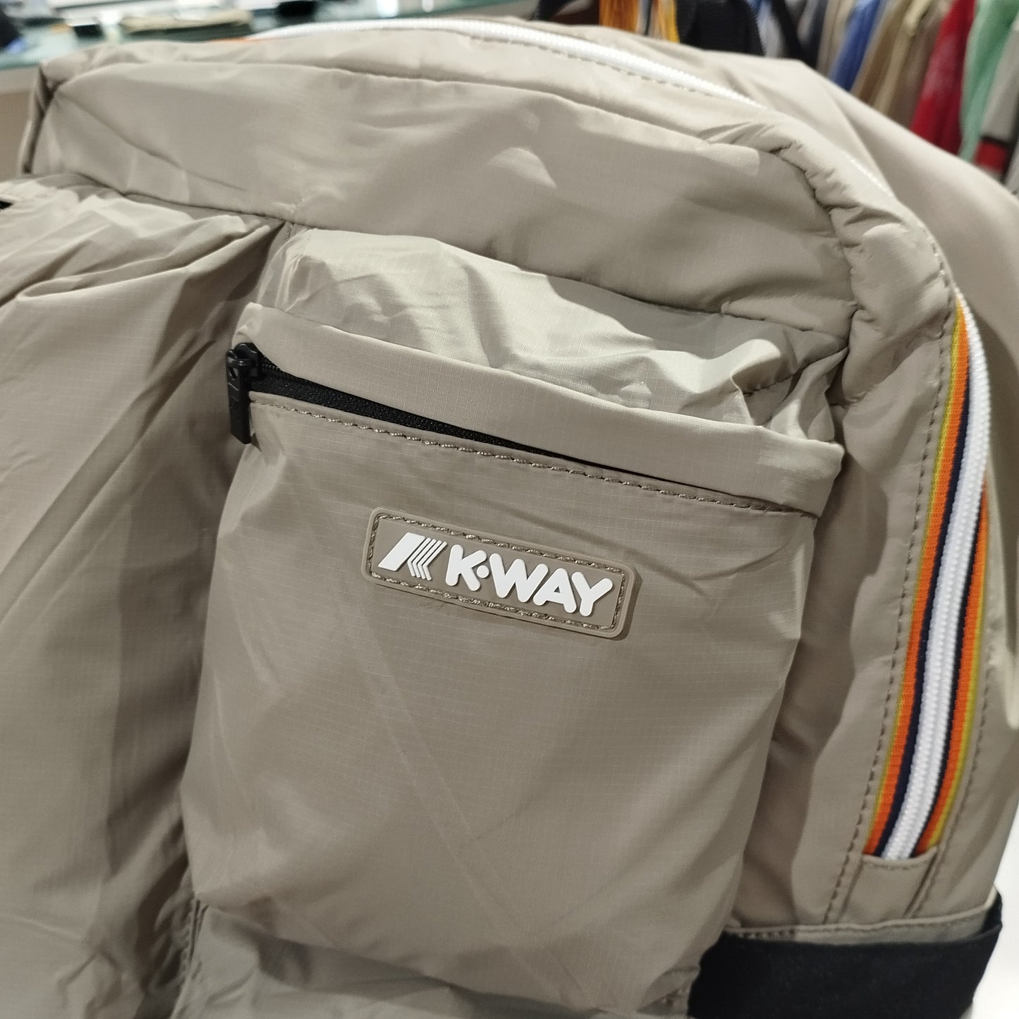 K-WAY Zaino unisex multitasche in risptop AMBERT