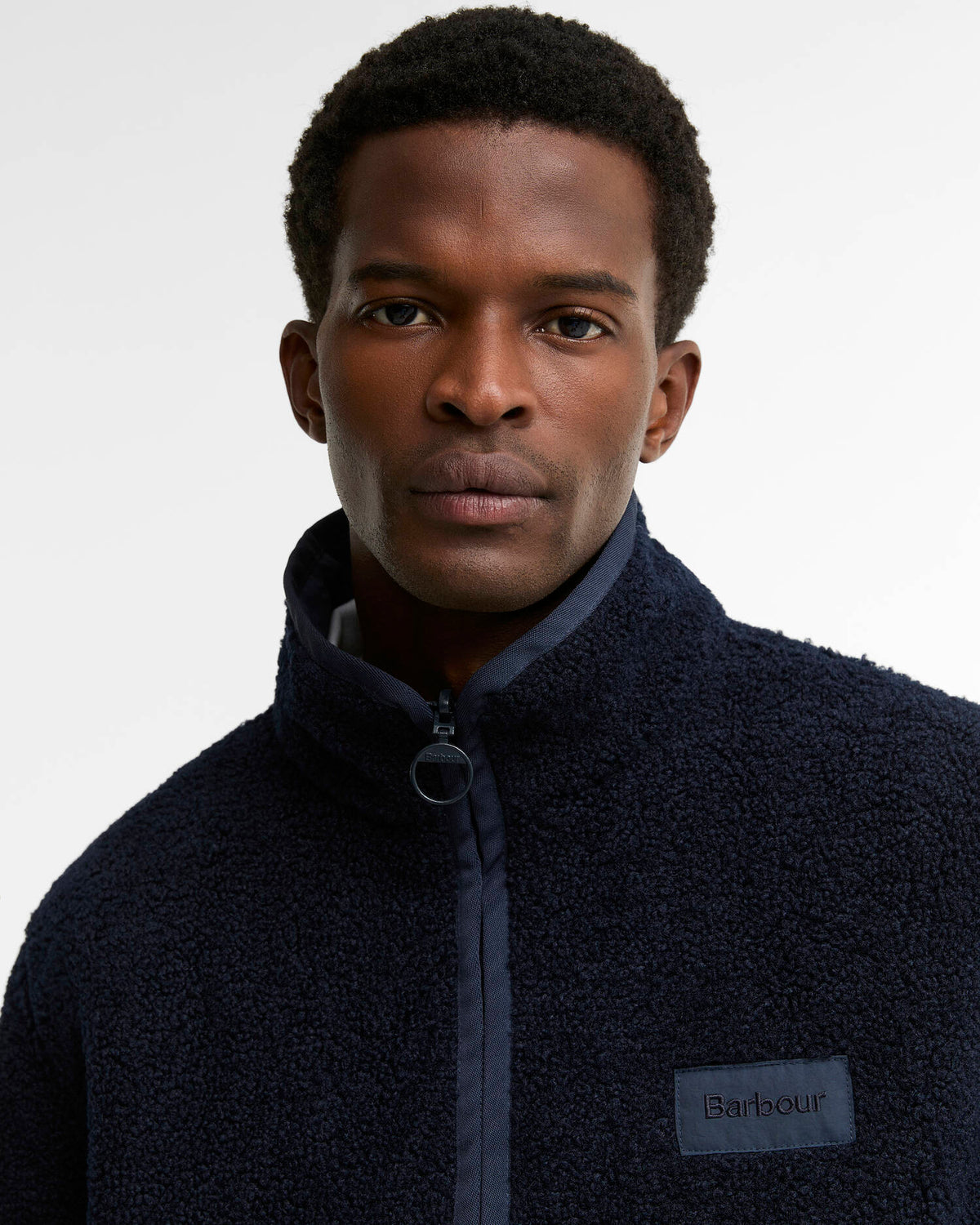 BARBOUR Giubbotto felpa in pile reversibile
