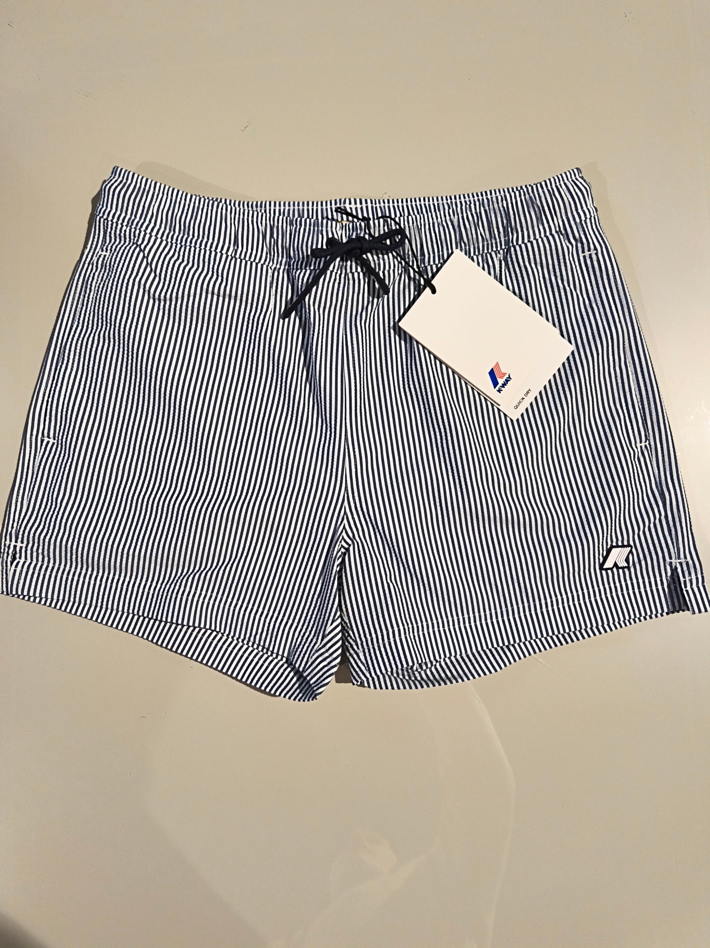 K-WAY Costume da bagno uomo bermuda corto HAZEL MID STRIPES BEACH