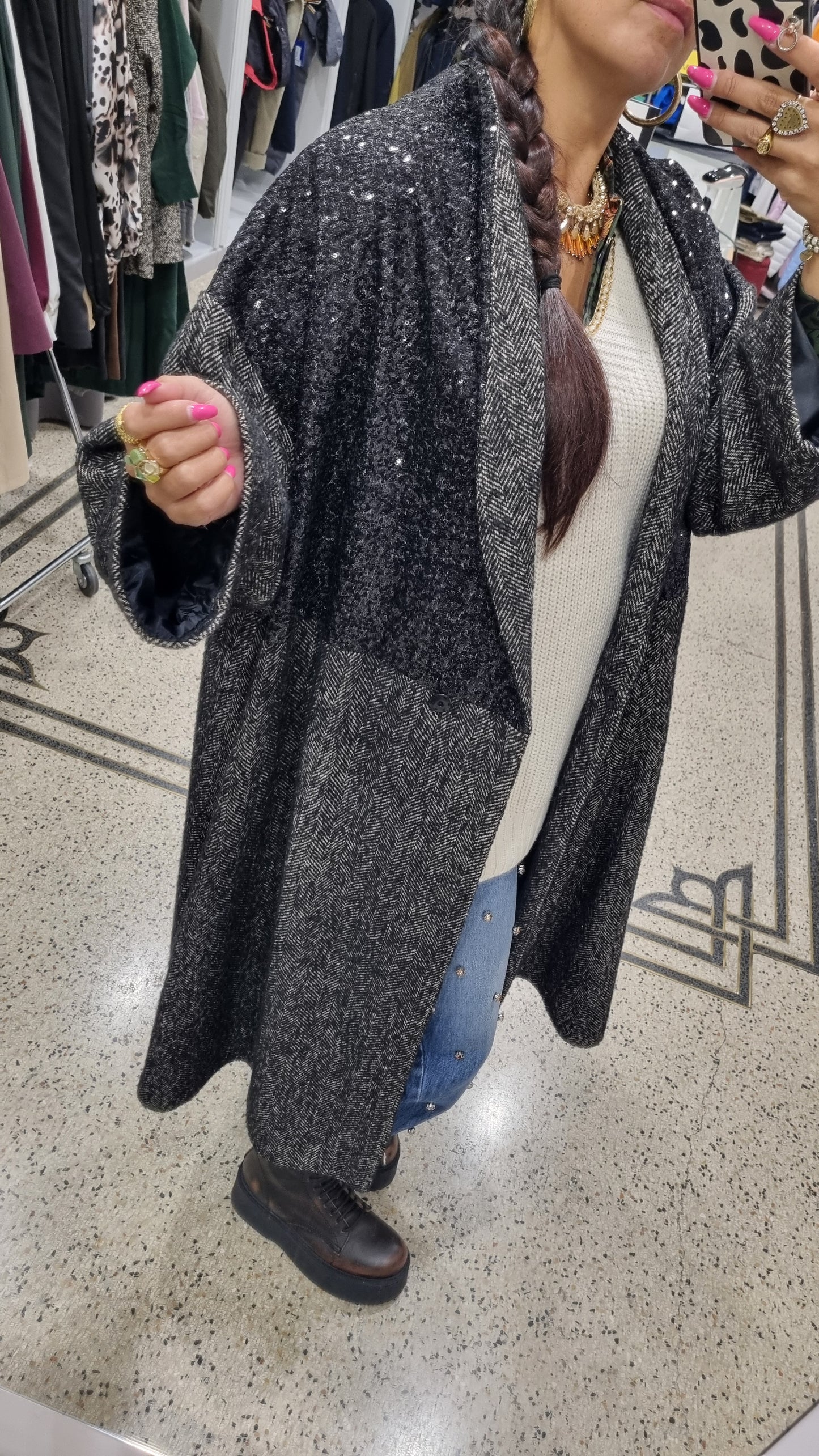 SUSY STAR CAPPOTTO BITESSUTO