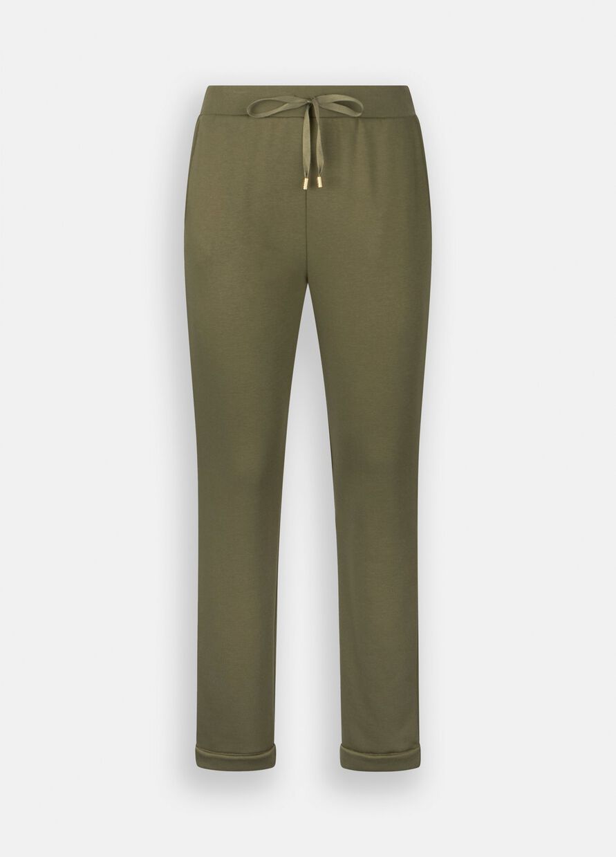 LIU JO Pantaloni in felpa gamba slim con coulisse