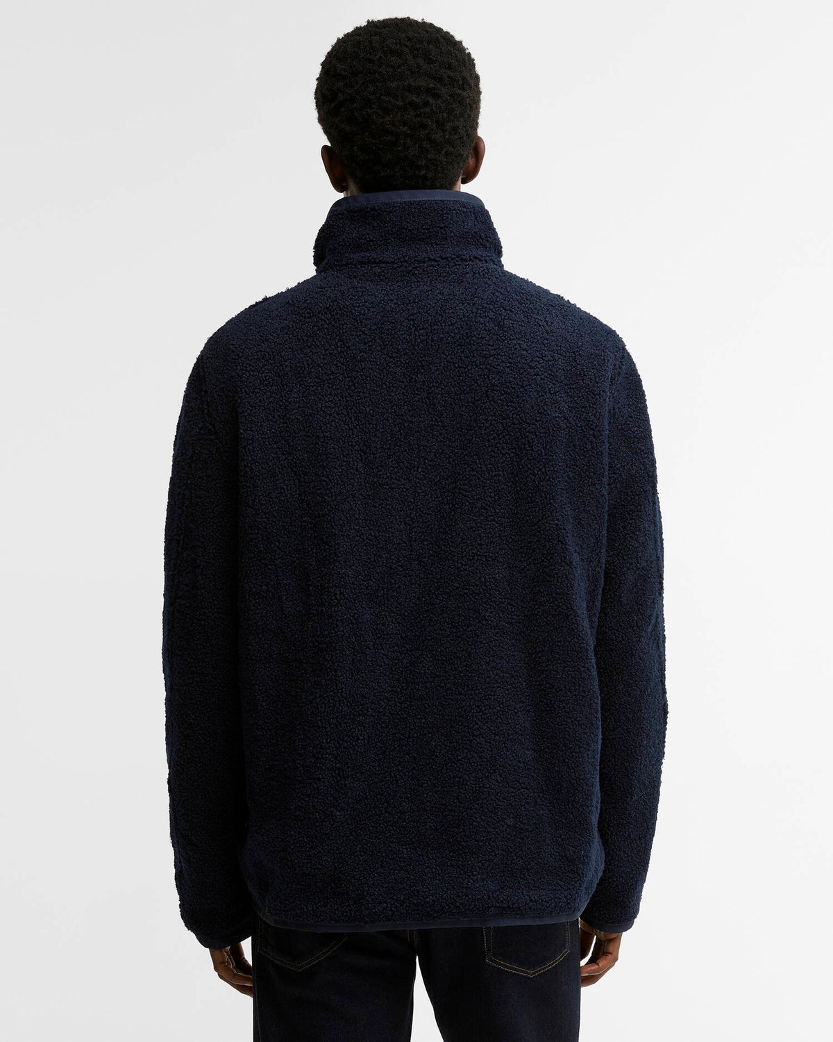 BARBOUR Giubbotto felpa in pile reversibile