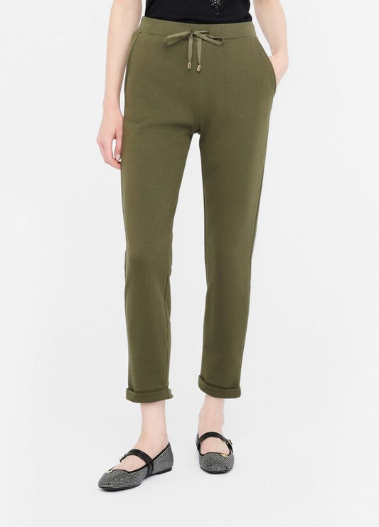 LIU JO Pantaloni in felpa gamba slim con coulisse
