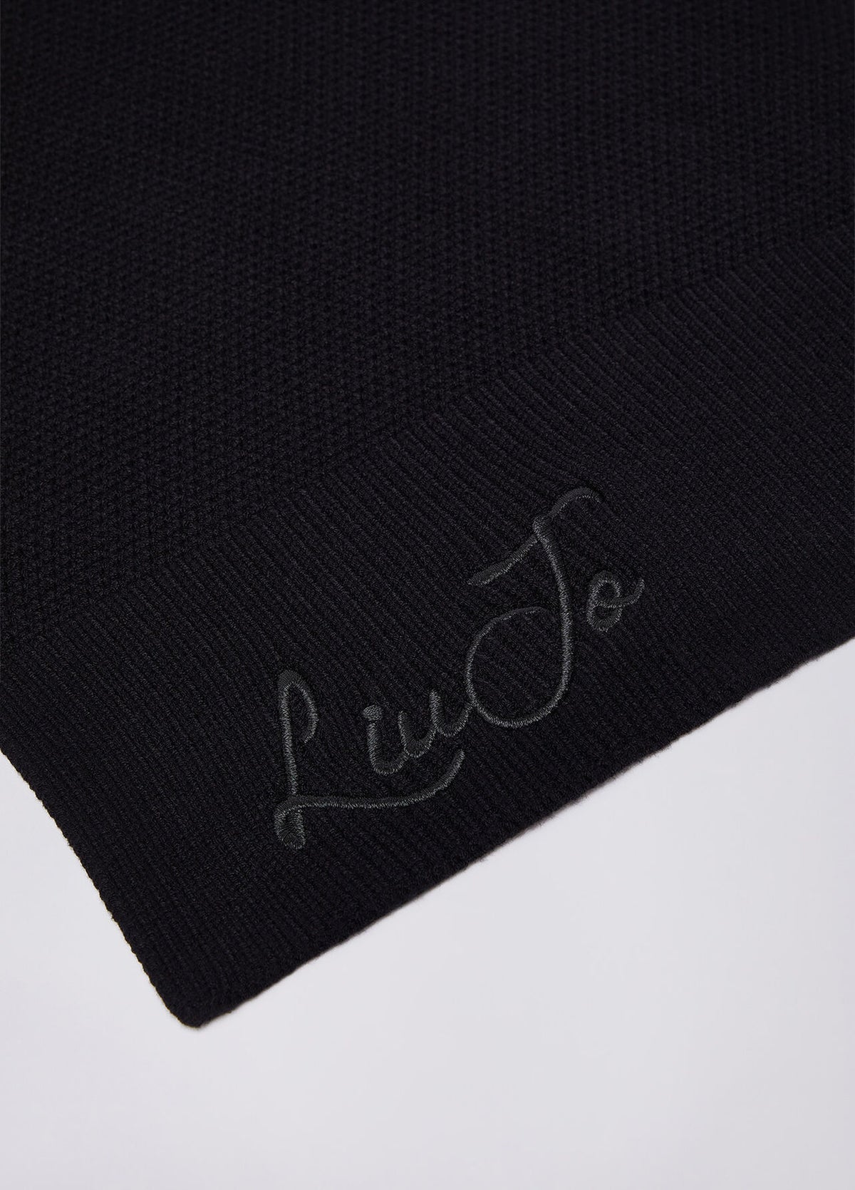 LIU JO Sciarpa in maglia lavorazione punto riso