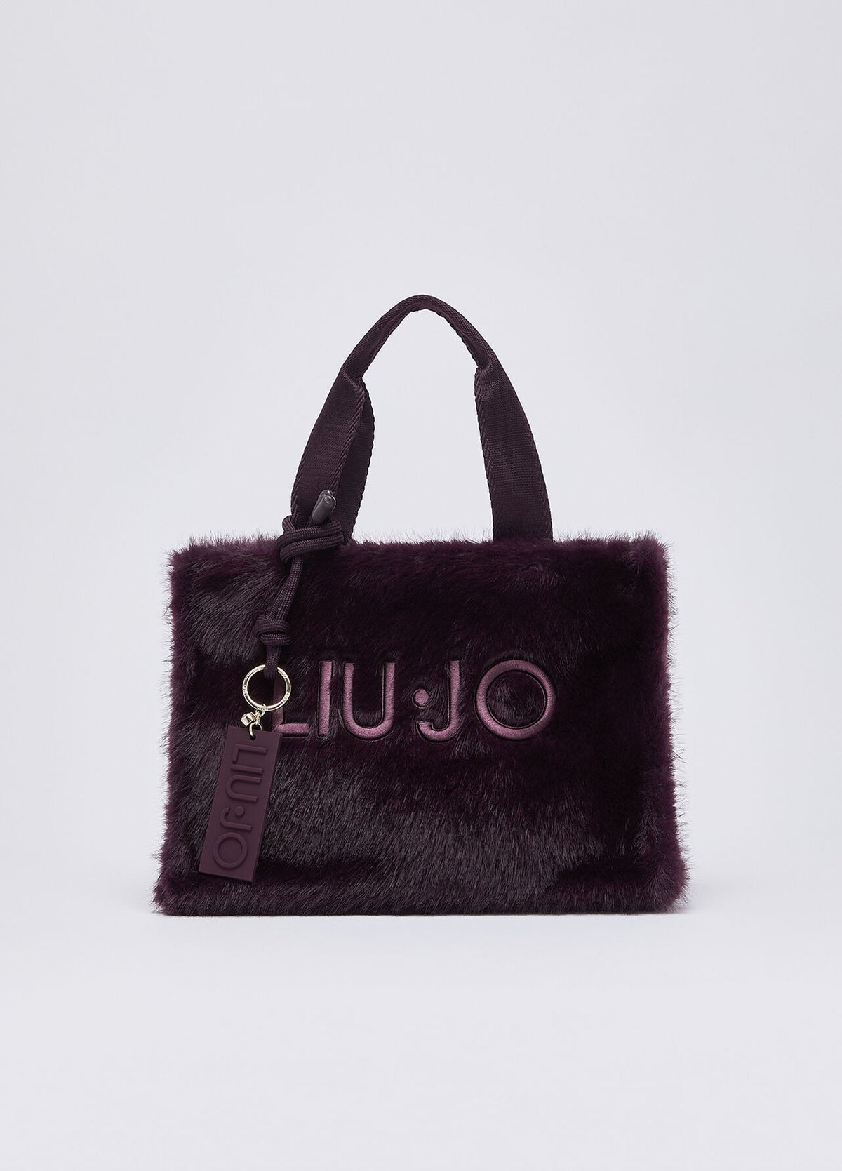 LIU JO Borsa tote piccola in pelliccia