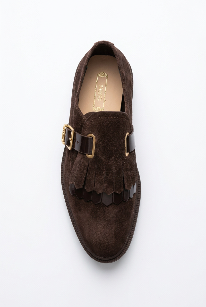 LIU JO Francesine in suede marroni DUBLIN14
