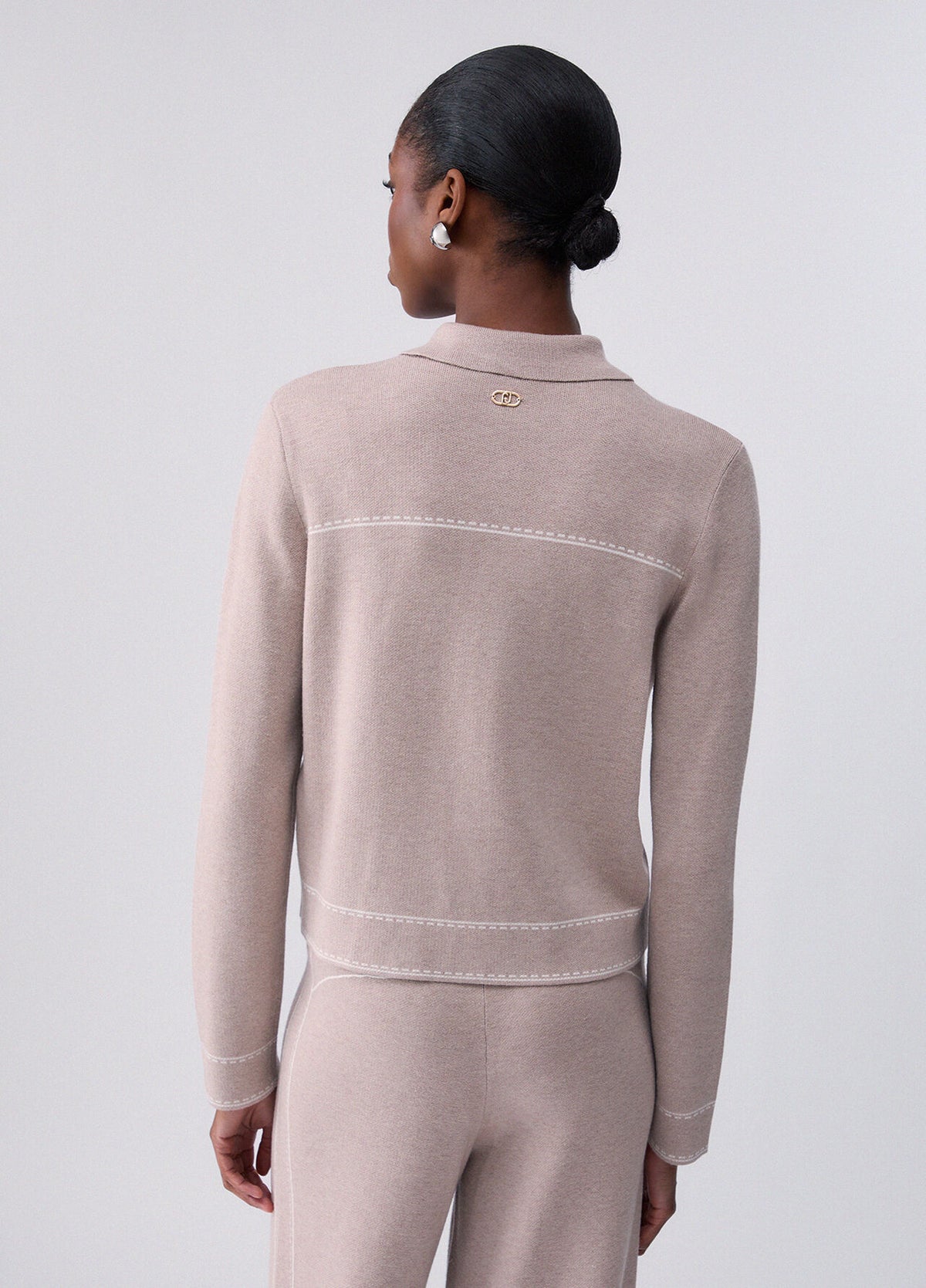 LIU JO Giacca in maglia con perline